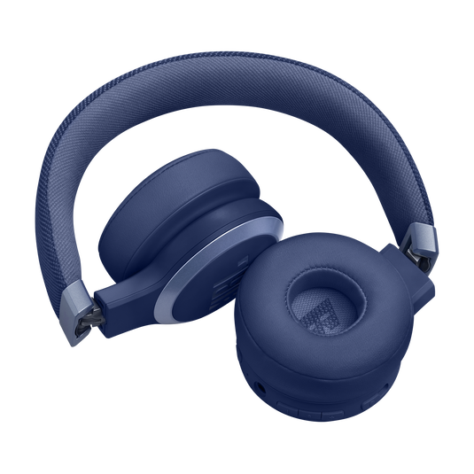 JBL Live 670NC - Blue - Wireless On-Ear Headphones with True Adaptive Noise Cancelling - Detailshot 1 image number null